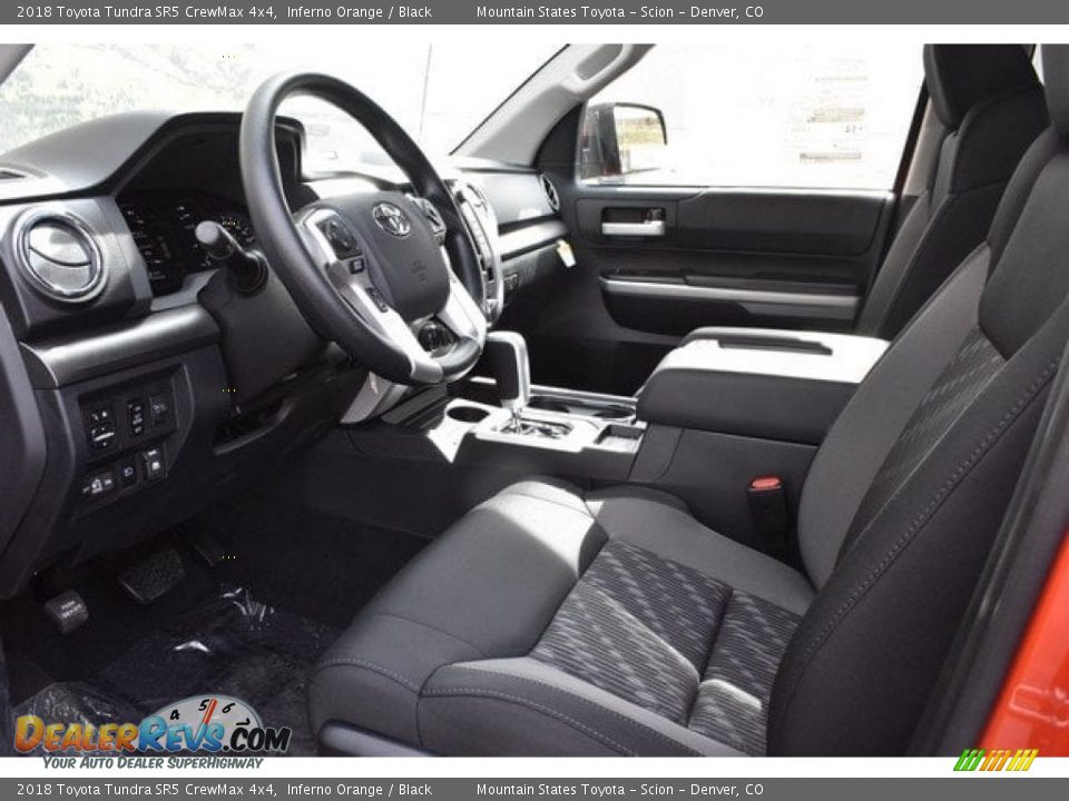2018 Toyota Tundra SR5 CrewMax 4x4 Inferno Orange / Black Photo #5