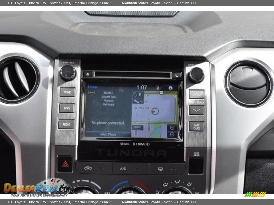 2018 Toyota Tundra SR5 CrewMax 4x4 Inferno Orange / Black Photo #6