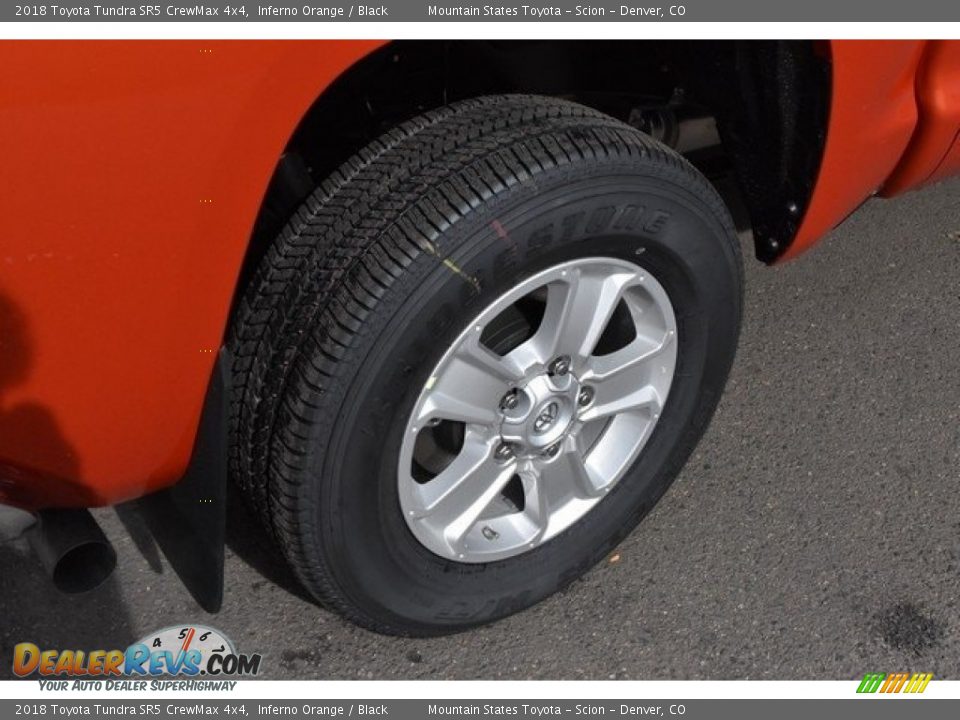 2018 Toyota Tundra SR5 CrewMax 4x4 Inferno Orange / Black Photo #9