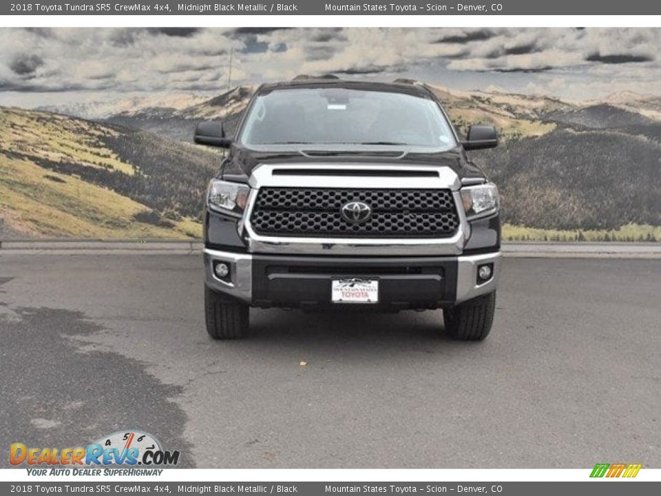 2018 Toyota Tundra SR5 CrewMax 4x4 Midnight Black Metallic / Black Photo #2