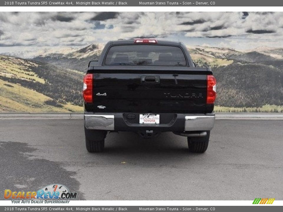 2018 Toyota Tundra SR5 CrewMax 4x4 Midnight Black Metallic / Black Photo #4