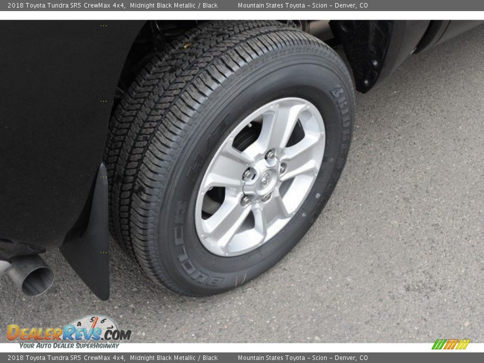 2018 Toyota Tundra SR5 CrewMax 4x4 Midnight Black Metallic / Black Photo #9
