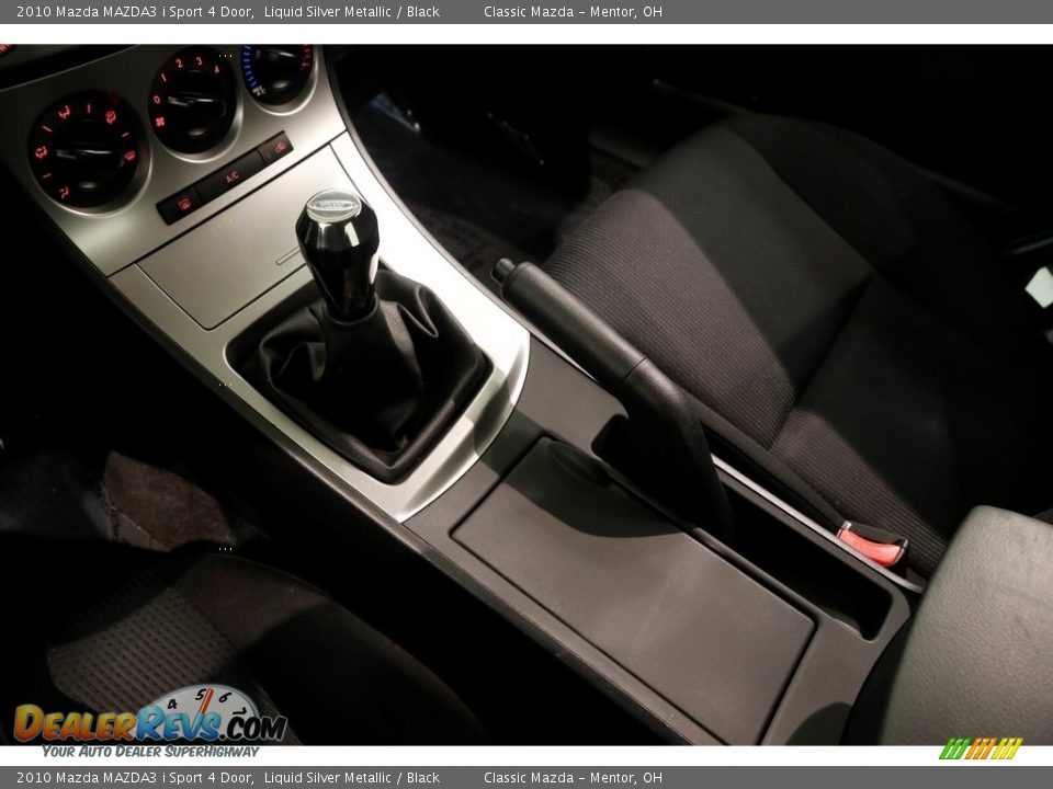 2010 Mazda MAZDA3 i Sport 4 Door Liquid Silver Metallic / Black Photo #11