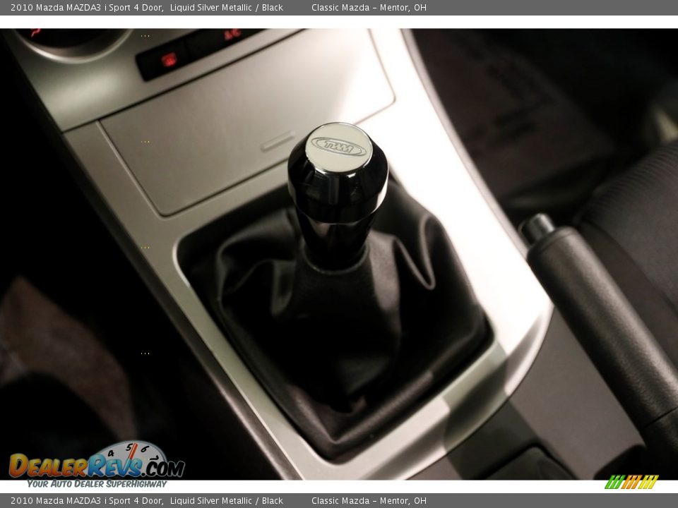 2010 Mazda MAZDA3 i Sport 4 Door Liquid Silver Metallic / Black Photo #12
