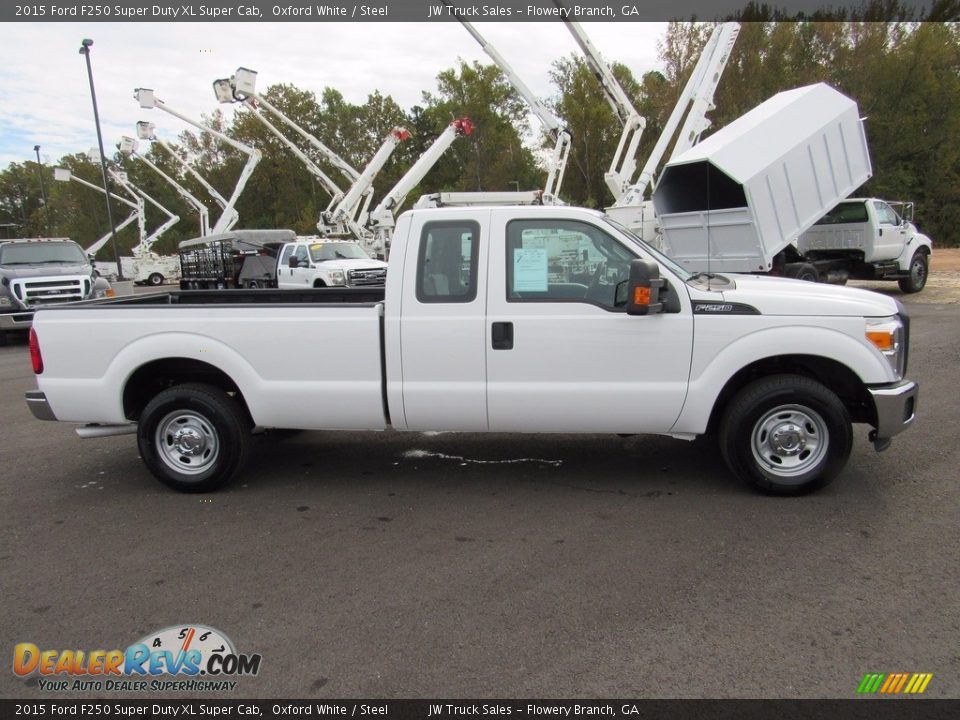 2015 Ford F250 Super Duty XL Super Cab Oxford White / Steel Photo #5