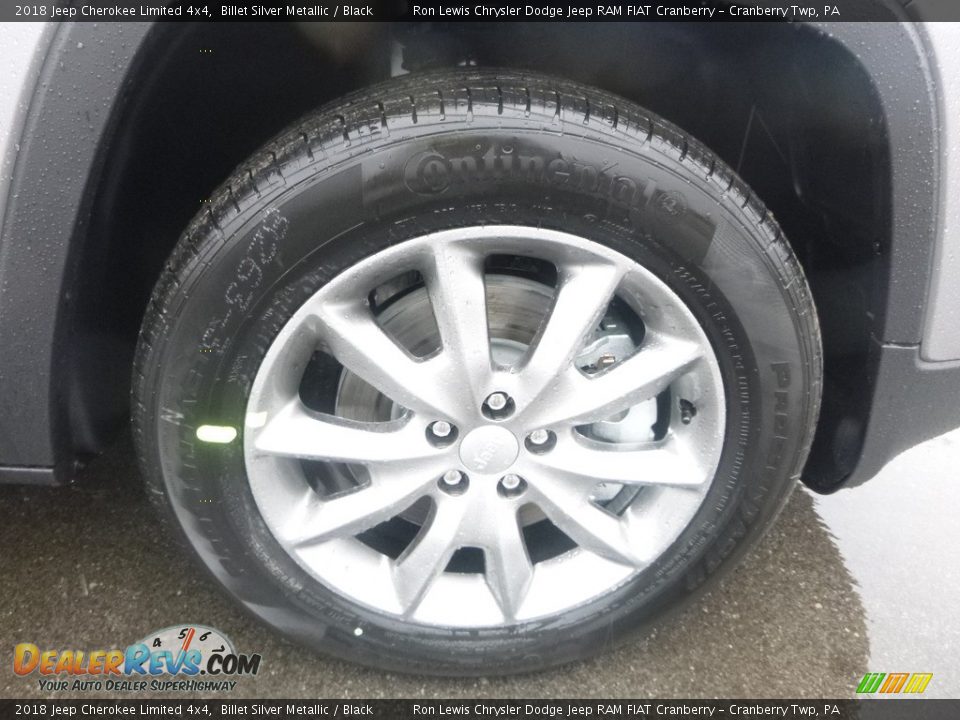 2018 Jeep Cherokee Limited 4x4 Billet Silver Metallic / Black Photo #9