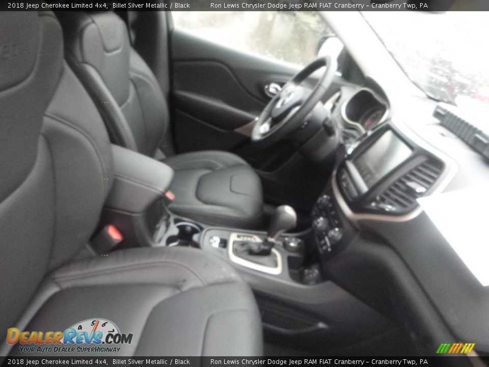 2018 Jeep Cherokee Limited 4x4 Billet Silver Metallic / Black Photo #10