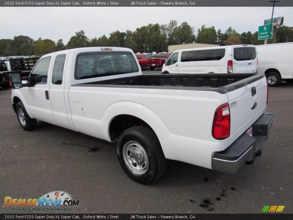 2015 Ford F250 Super Duty XL Super Cab Oxford White / Steel Photo #8