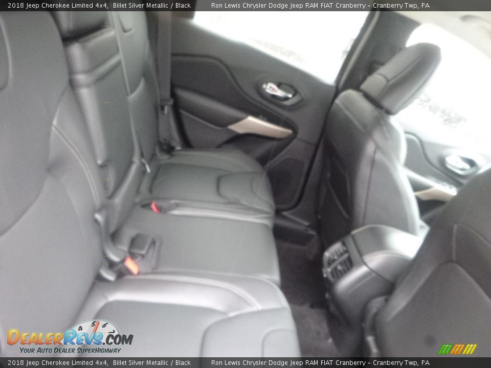 2018 Jeep Cherokee Limited 4x4 Billet Silver Metallic / Black Photo #13