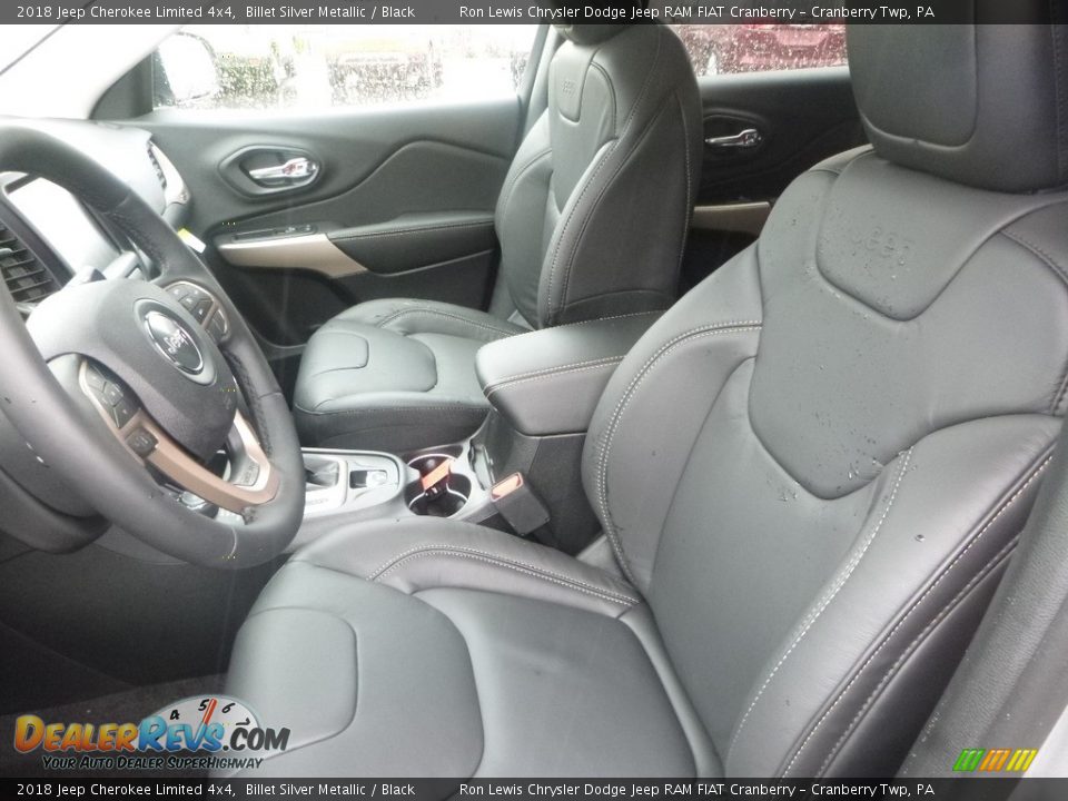 2018 Jeep Cherokee Limited 4x4 Billet Silver Metallic / Black Photo #16