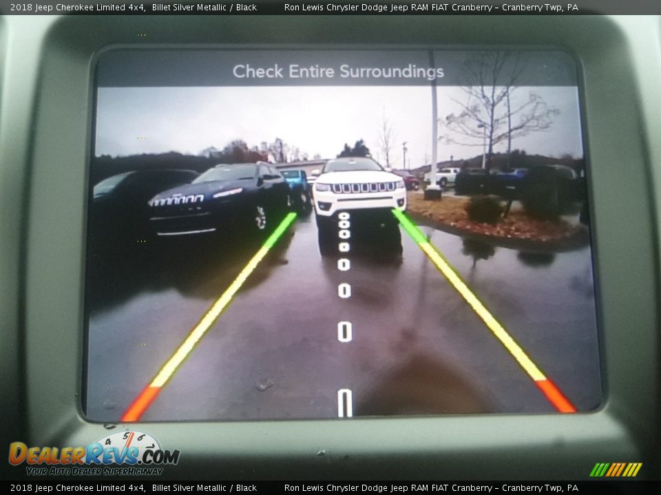 2018 Jeep Cherokee Limited 4x4 Billet Silver Metallic / Black Photo #19