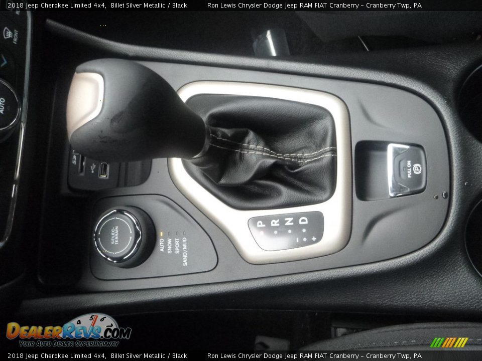 2018 Jeep Cherokee Limited 4x4 Billet Silver Metallic / Black Photo #20