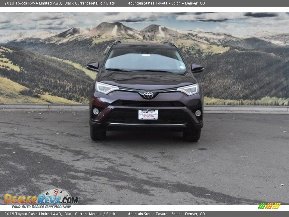 2018 Toyota RAV4 Limited AWD Black Current Metallic / Black Photo #2