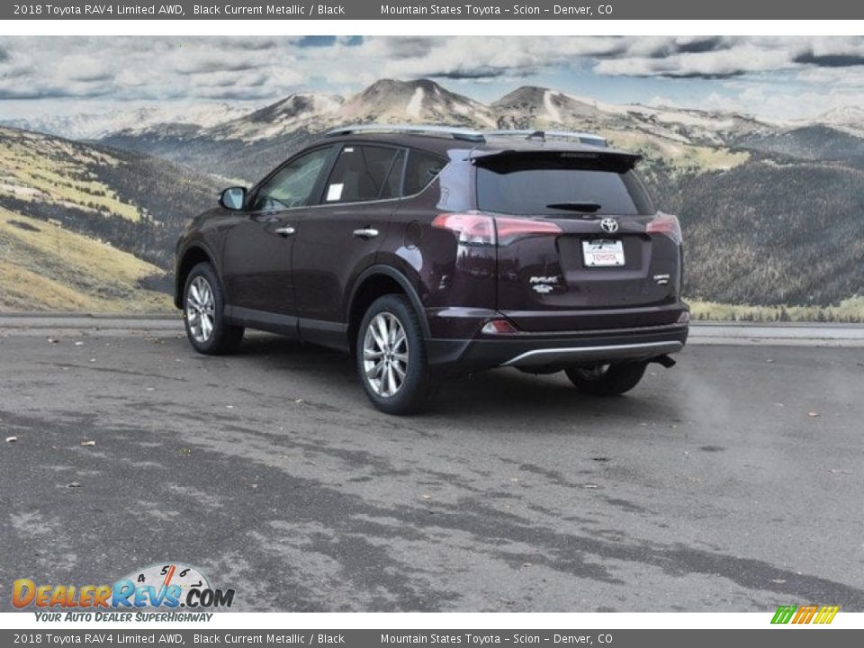 2018 Toyota RAV4 Limited AWD Black Current Metallic / Black Photo #3