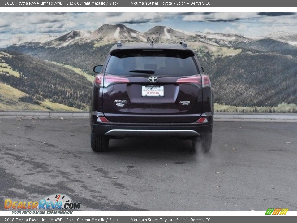 2018 Toyota RAV4 Limited AWD Black Current Metallic / Black Photo #4