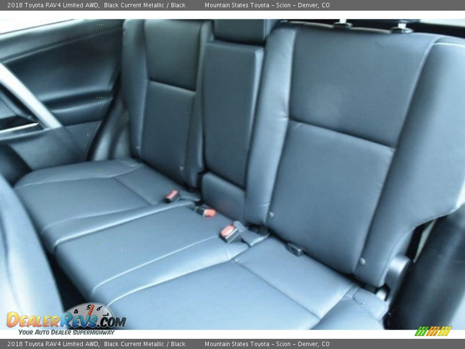 2018 Toyota RAV4 Limited AWD Black Current Metallic / Black Photo #7