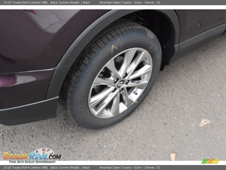 2018 Toyota RAV4 Limited AWD Black Current Metallic / Black Photo #9
