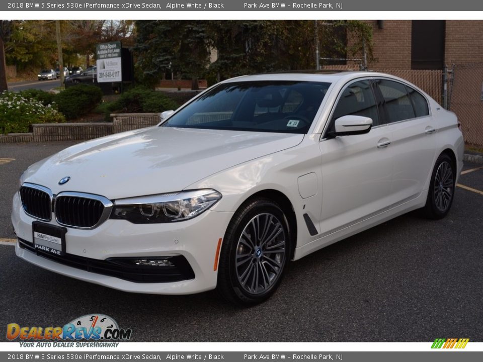 2018 BMW 5 Series 530e iPerfomance xDrive Sedan Alpine White / Black Photo #6