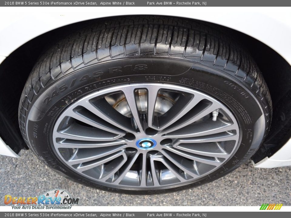 2018 BMW 5 Series 530e iPerfomance xDrive Sedan Alpine White / Black Photo #33