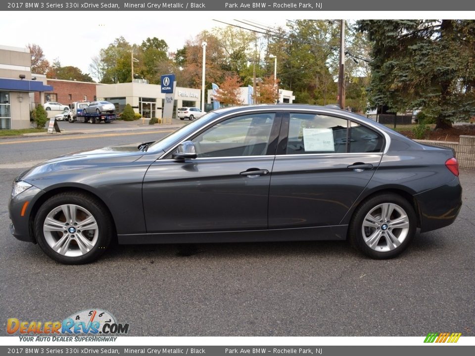 2017 BMW 3 Series 330i xDrive Sedan Mineral Grey Metallic / Black Photo #5