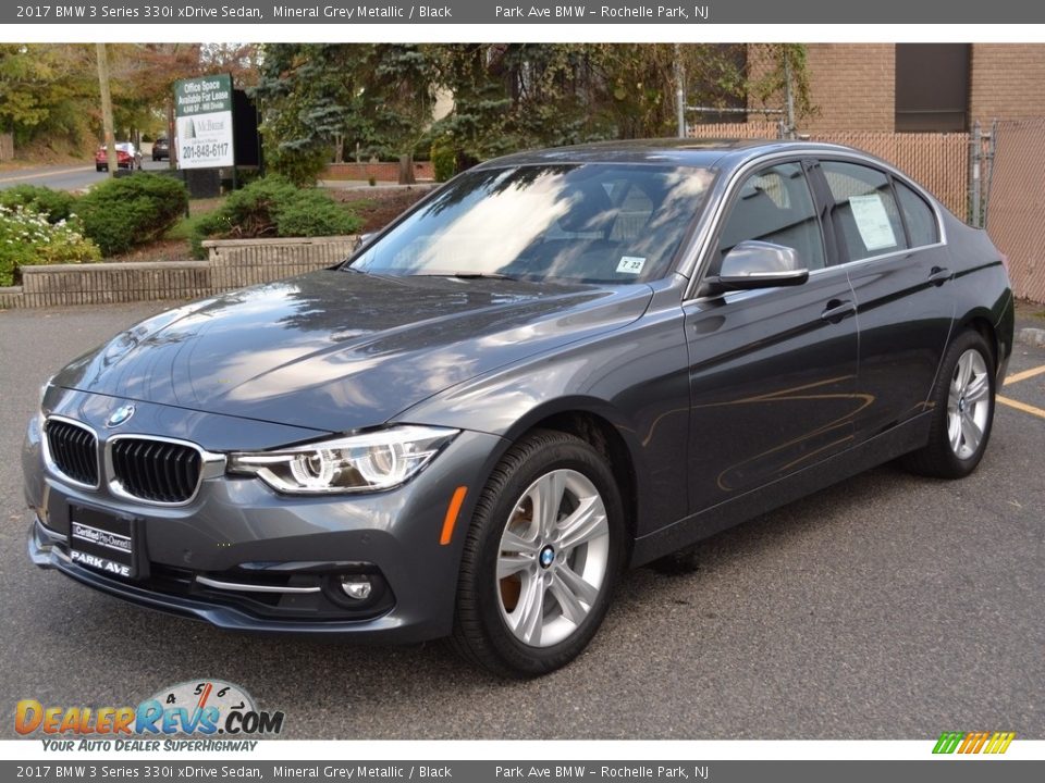 2017 BMW 3 Series 330i xDrive Sedan Mineral Grey Metallic / Black Photo #6