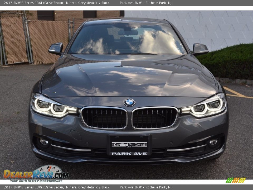 2017 BMW 3 Series 330i xDrive Sedan Mineral Grey Metallic / Black Photo #7