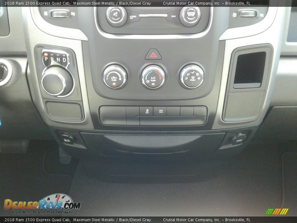 2018 Ram 1500 Express Quad Cab Maximum Steel Metallic / Black/Diesel Gray Photo #16