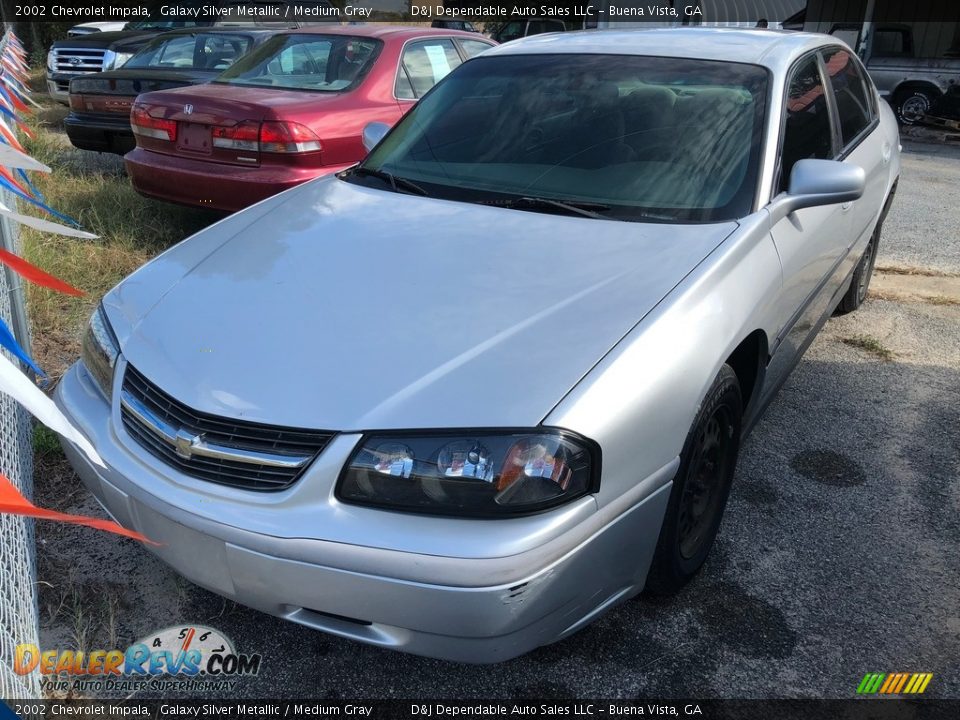 2002 Chevrolet Impala Galaxy Silver Metallic / Medium Gray Photo #3