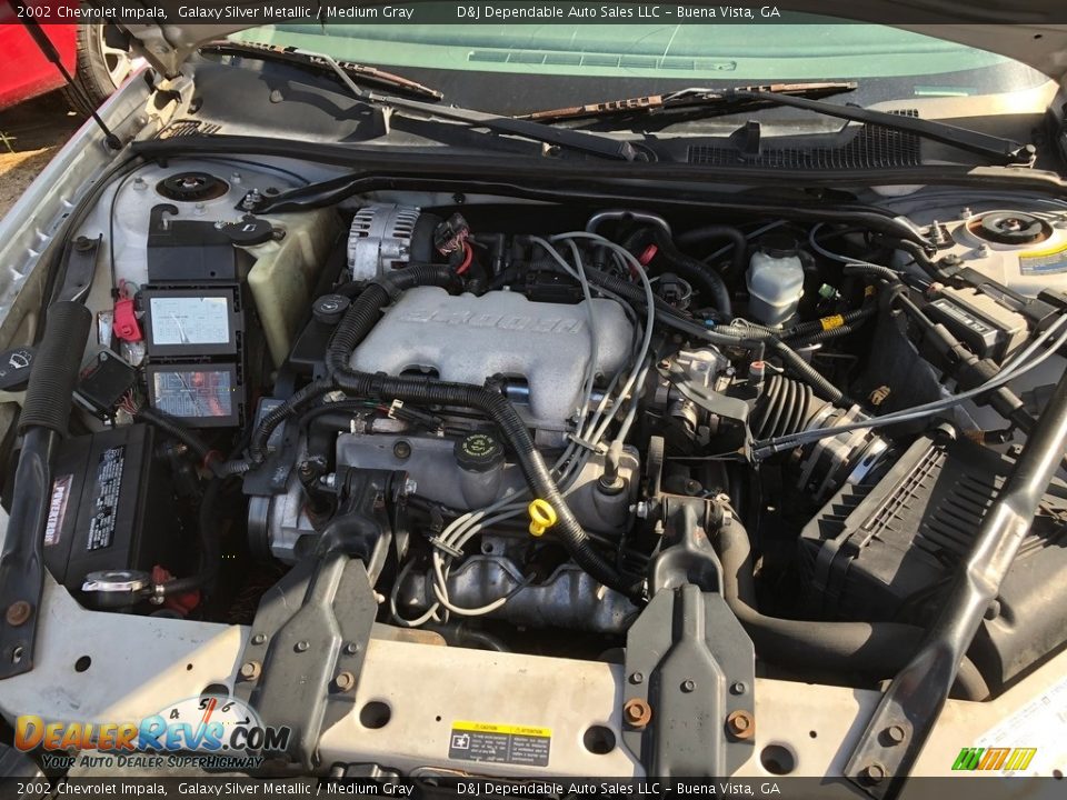 2002 Chevrolet Impala Galaxy Silver Metallic / Medium Gray Photo #6