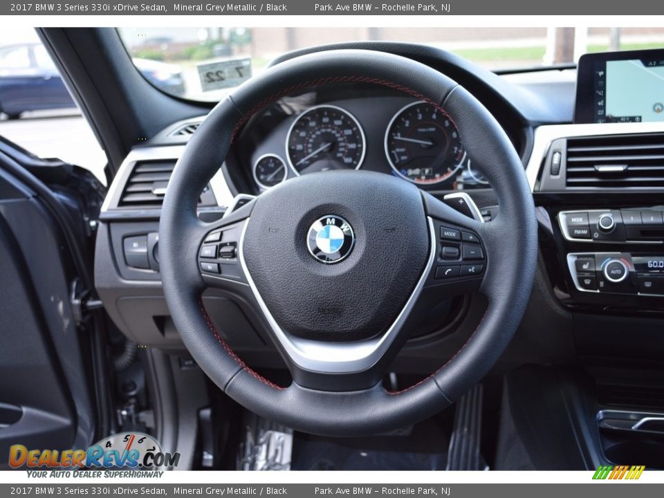 2017 BMW 3 Series 330i xDrive Sedan Mineral Grey Metallic / Black Photo #18