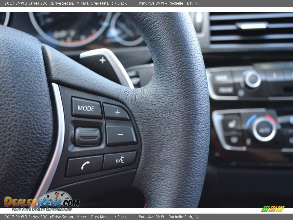 2017 BMW 3 Series 330i xDrive Sedan Mineral Grey Metallic / Black Photo #20