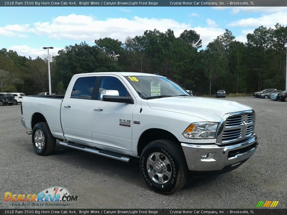 Front 3/4 View of 2018 Ram 3500 Big Horn Crew Cab 4x4 Photo #7