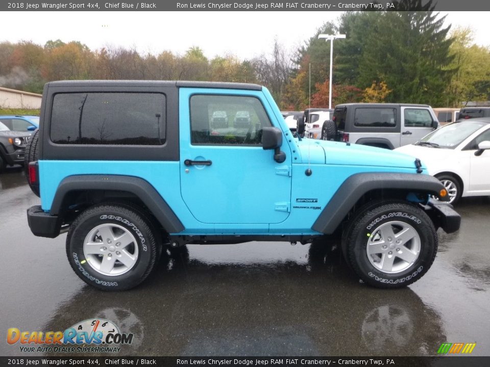 Chief Blue 2018 Jeep Wrangler Sport 4x4 Photo #6