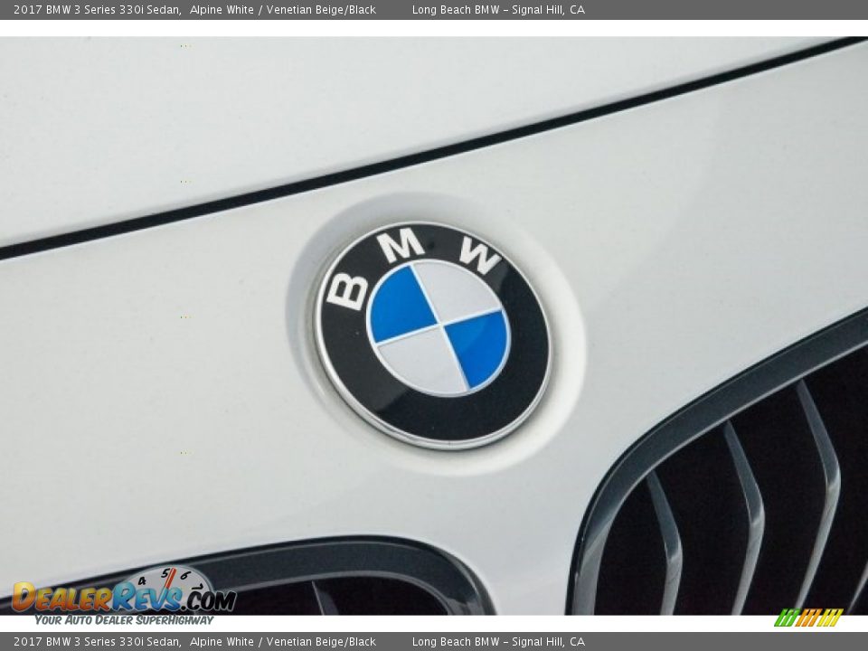 2017 BMW 3 Series 330i Sedan Alpine White / Venetian Beige/Black Photo #26