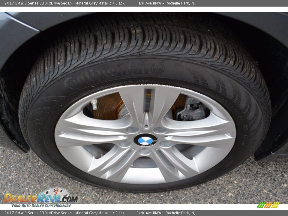 2017 BMW 3 Series 330i xDrive Sedan Mineral Grey Metallic / Black Photo #33