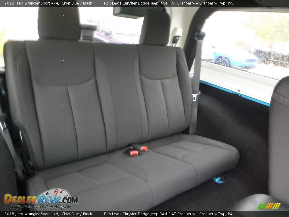 2018 Jeep Wrangler Sport 4x4 Chief Blue / Black Photo #12