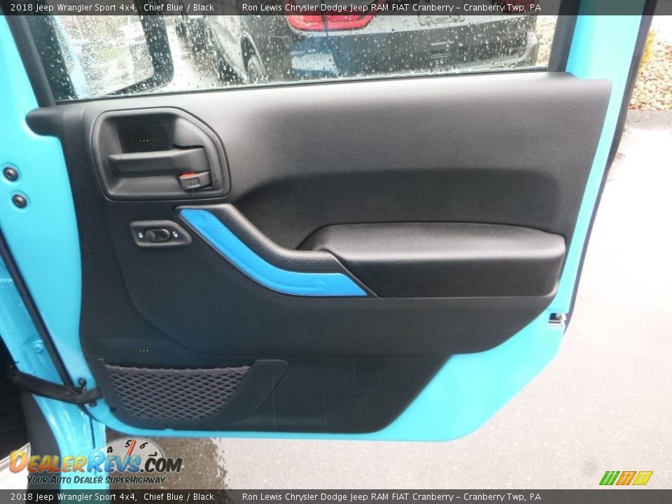 2018 Jeep Wrangler Sport 4x4 Chief Blue / Black Photo #13