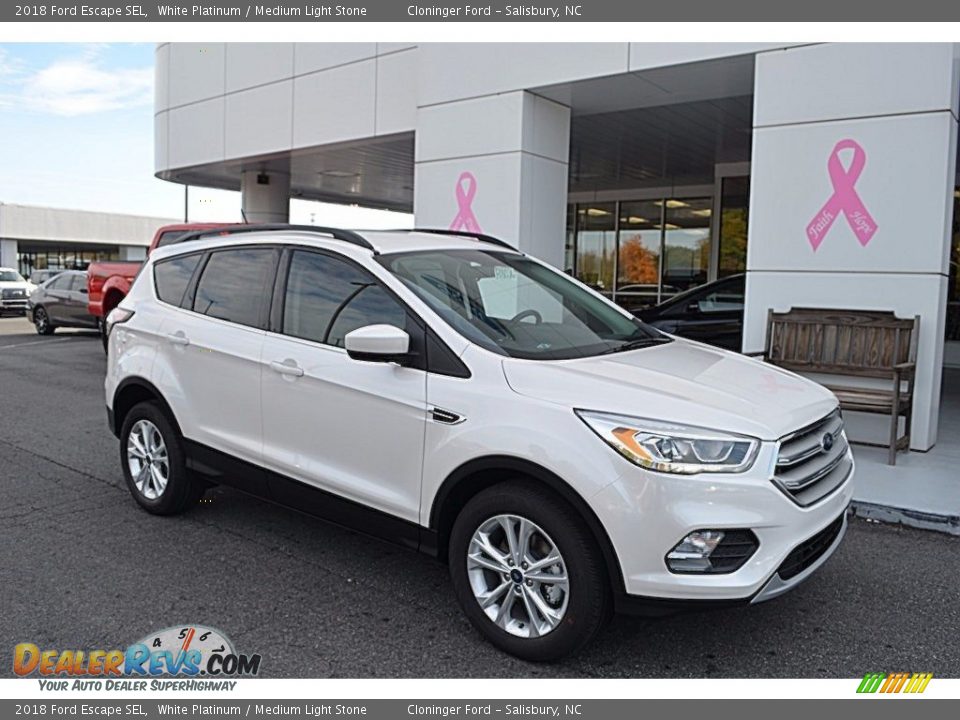 Front 3/4 View of 2018 Ford Escape SEL Photo #1