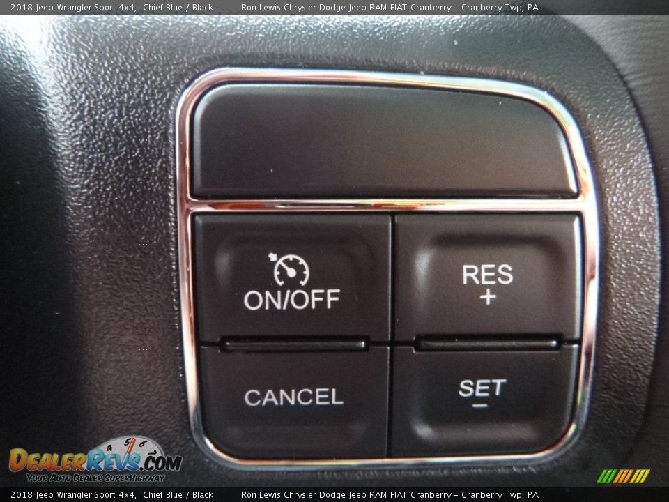 2018 Jeep Wrangler Sport 4x4 Chief Blue / Black Photo #19