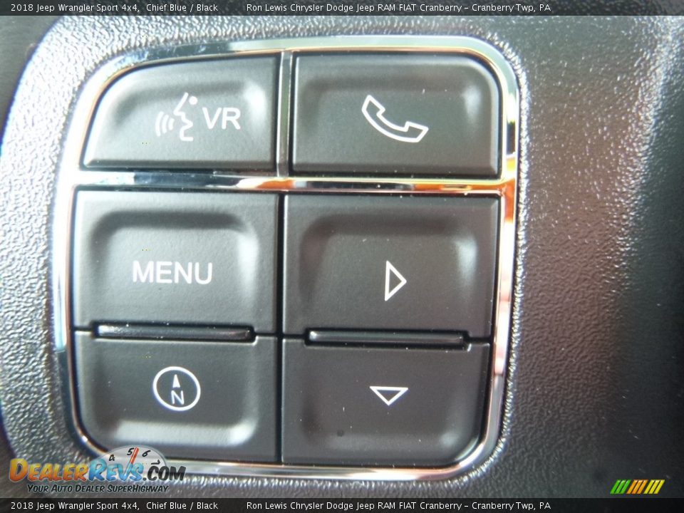 2018 Jeep Wrangler Sport 4x4 Chief Blue / Black Photo #20