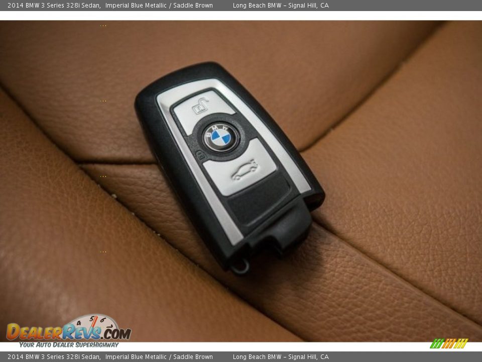 2014 BMW 3 Series 328i Sedan Imperial Blue Metallic / Saddle Brown Photo #11