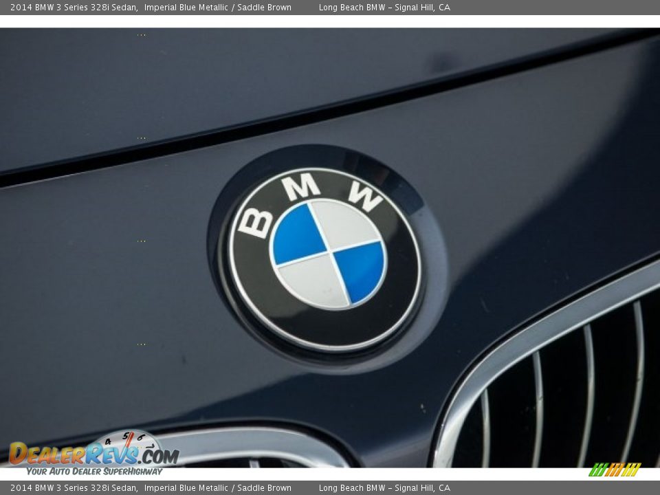 2014 BMW 3 Series 328i Sedan Imperial Blue Metallic / Saddle Brown Photo #22