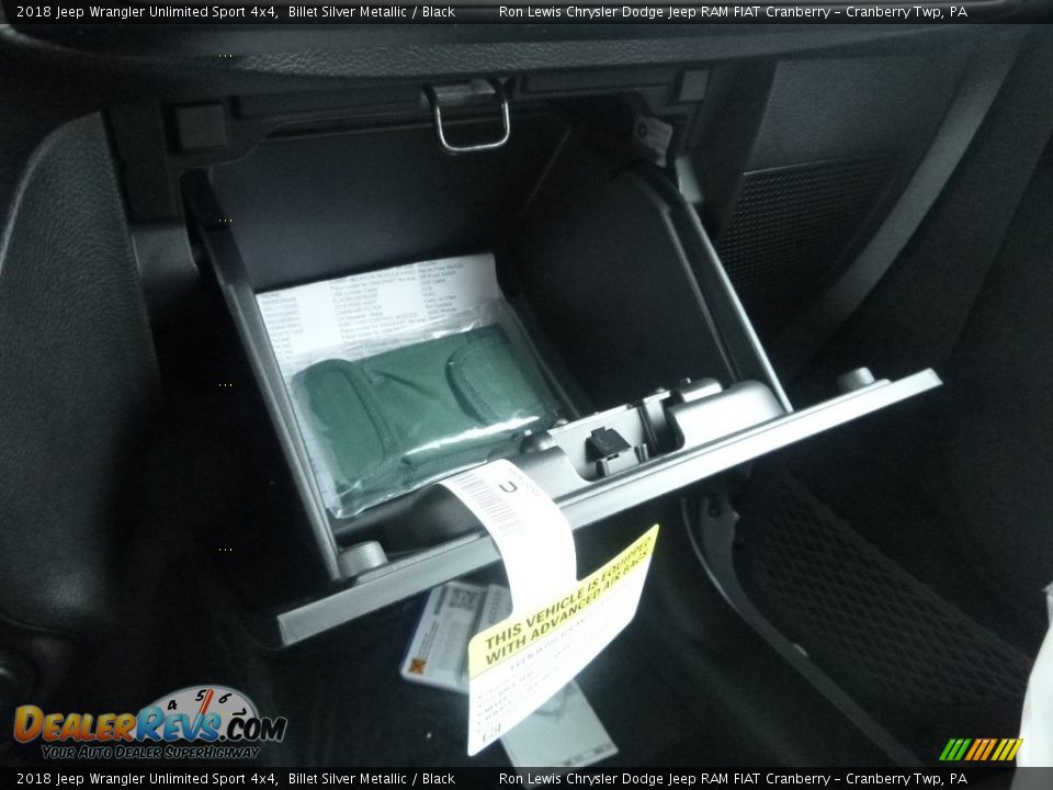 2018 Jeep Wrangler Unlimited Sport 4x4 Billet Silver Metallic / Black Photo #20