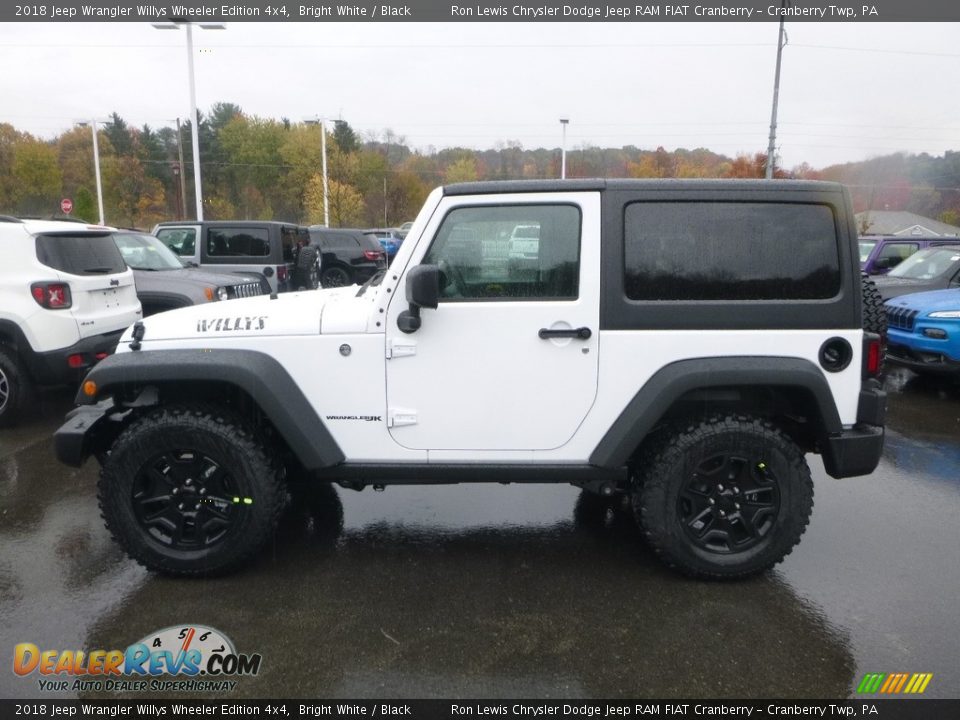 Bright White 2018 Jeep Wrangler Willys Wheeler Edition 4x4 Photo #2