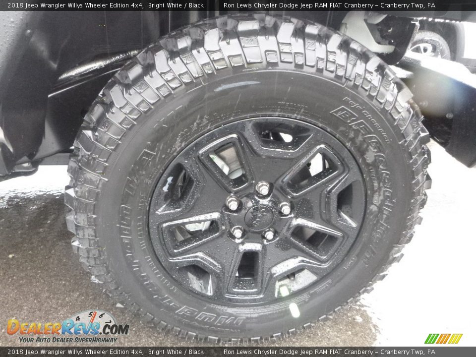 2018 Jeep Wrangler Willys Wheeler Edition 4x4 Bright White / Black Photo #9