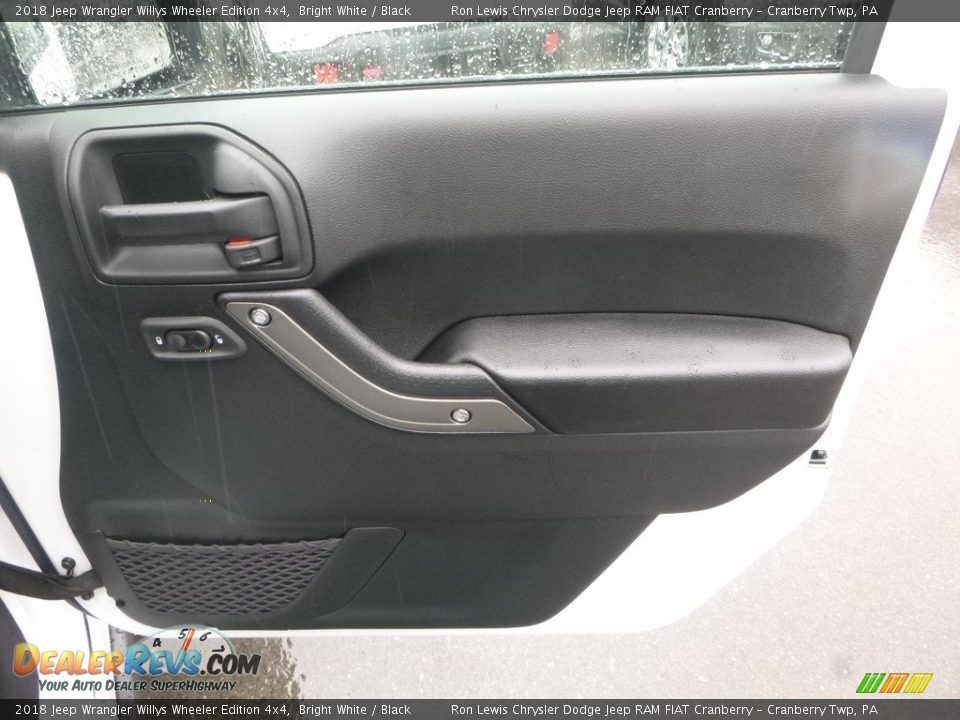 2018 Jeep Wrangler Willys Wheeler Edition 4x4 Bright White / Black Photo #13