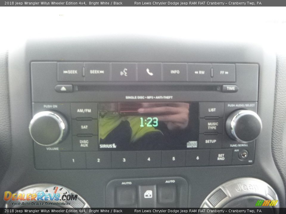 2018 Jeep Wrangler Willys Wheeler Edition 4x4 Bright White / Black Photo #17