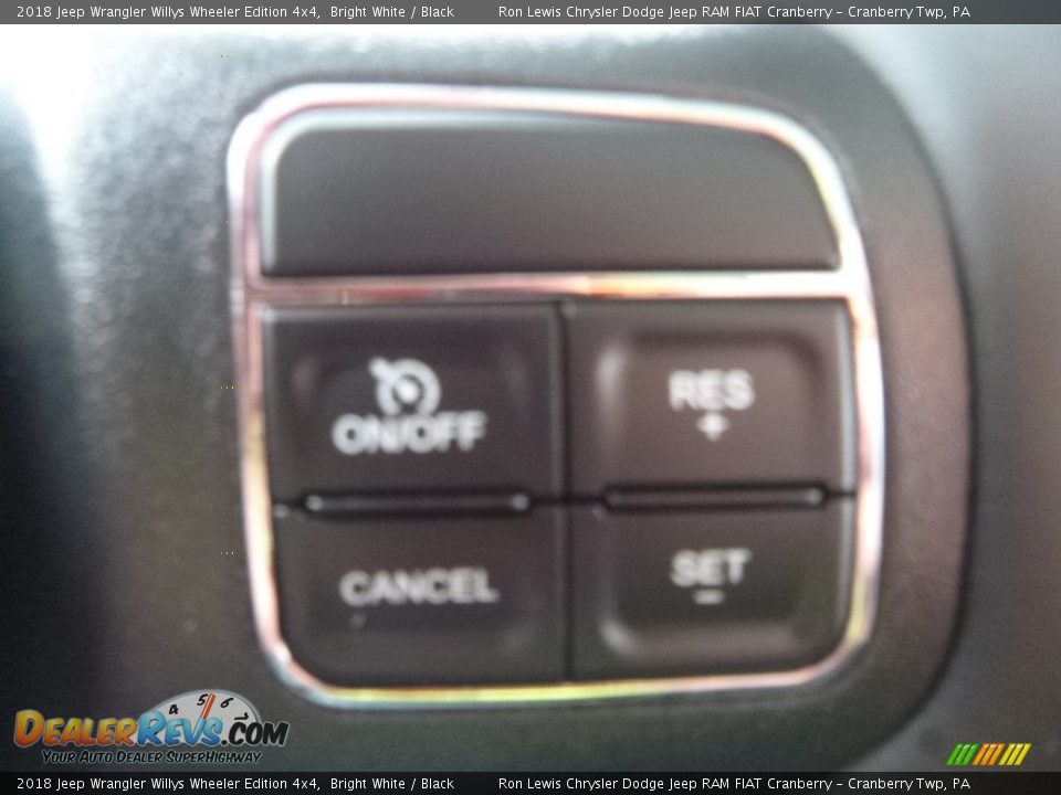 2018 Jeep Wrangler Willys Wheeler Edition 4x4 Bright White / Black Photo #18
