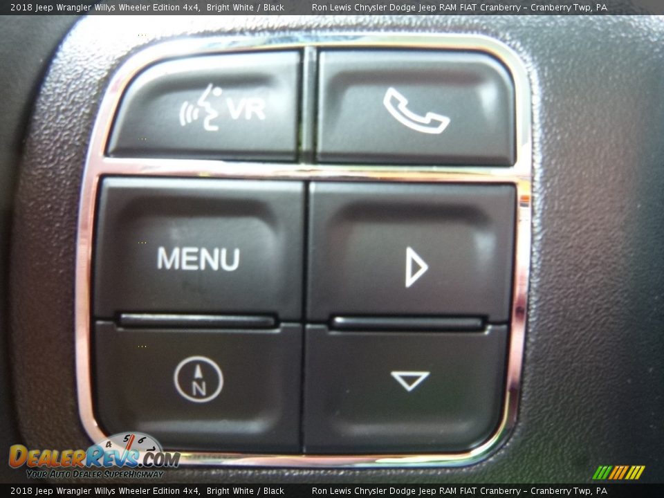 2018 Jeep Wrangler Willys Wheeler Edition 4x4 Bright White / Black Photo #19