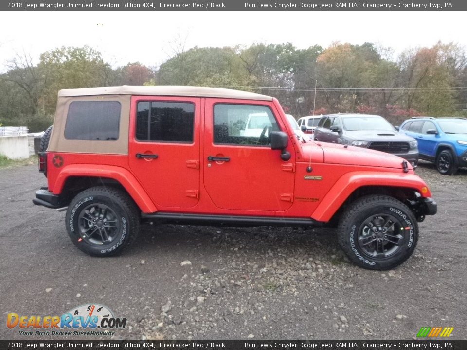 Firecracker Red 2018 Jeep Wrangler Unlimited Freedom Edition 4X4 Photo #6